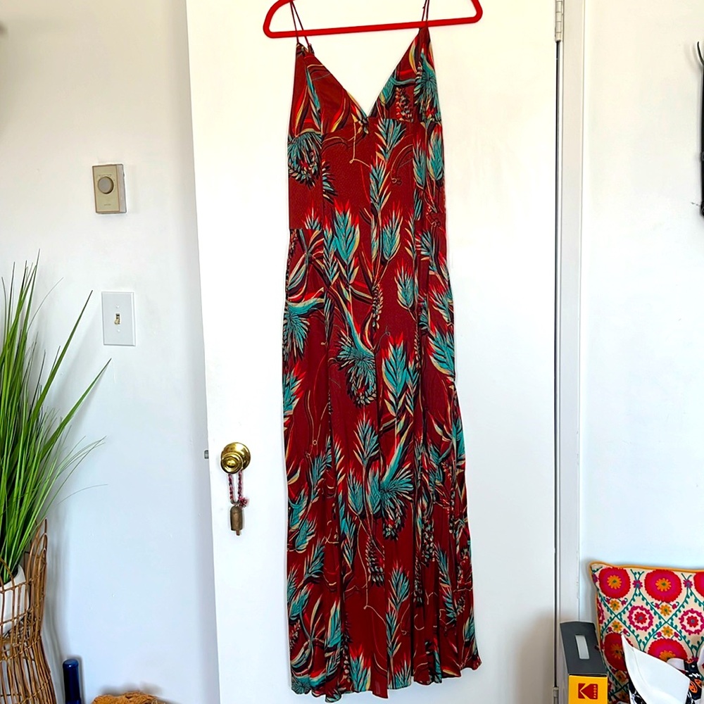 Tropical Print Jumpsuit